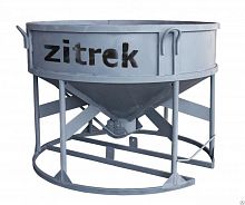 Бункер для бетона Zitrek БН-2.0 (люлька, воронка, лоток) низкая